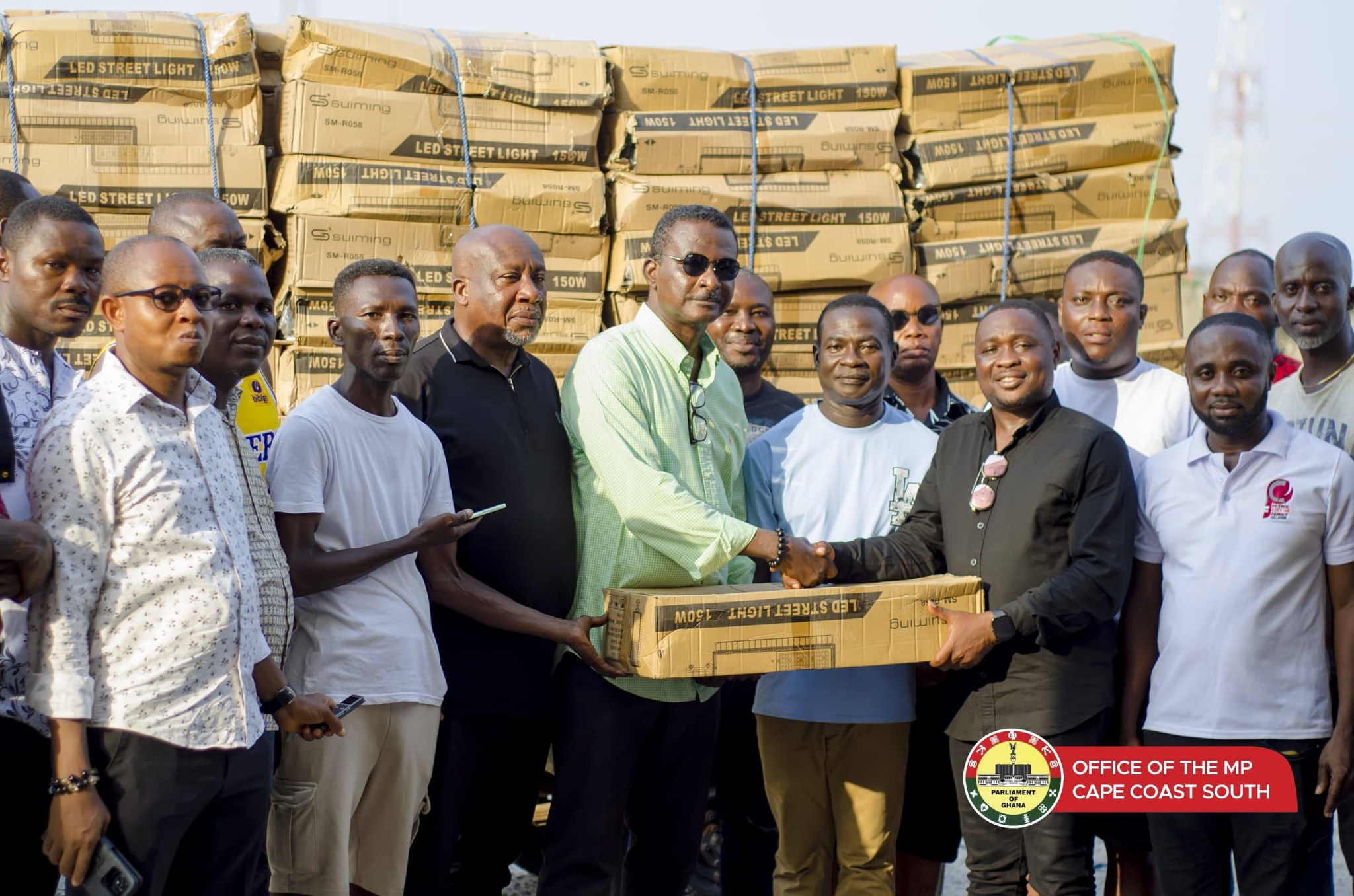 400 Streetlights to Improve Visibility Across Cape Coast Communities