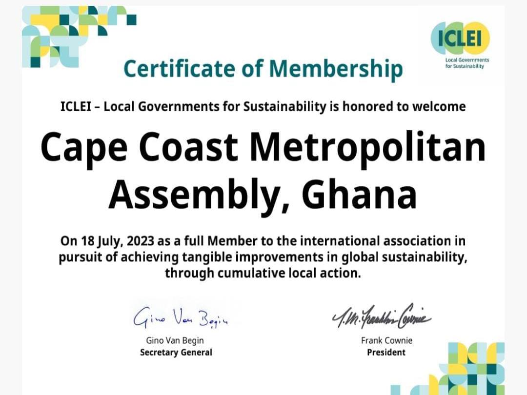 Cape Coast officially joins ICLEI-Local Governments.