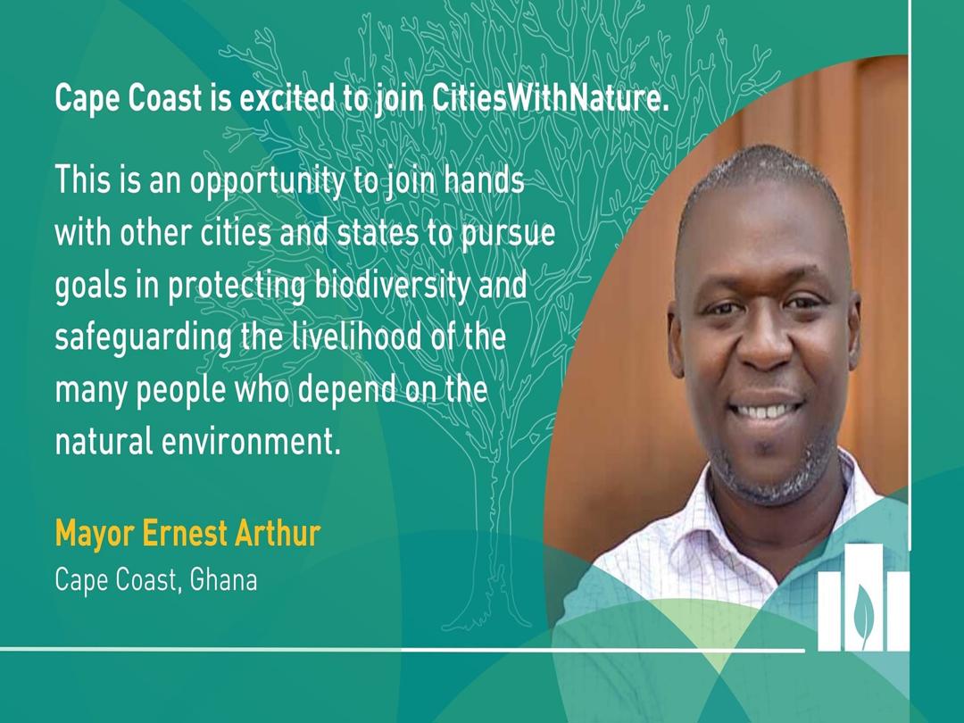 Cape Coast joins CitiesWithNature!